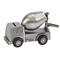 Contemporary Home Living 5" Silver Stainless Steel Cement Truck Design Coin Bank